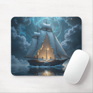 Diamond Sailboat Dream Mouse Mat
