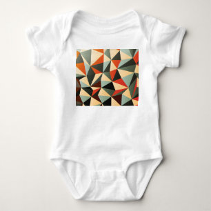 Diamond Shape: Abstract Vintage Design Baby Bodysuit