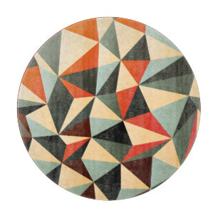 Diamond Shape: Abstract Vintage Design Cutting Board