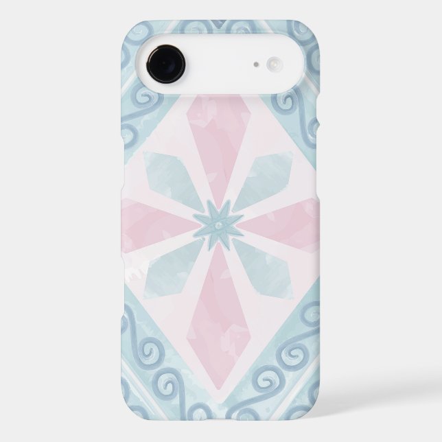 diamond shaped blue pattern (Back)