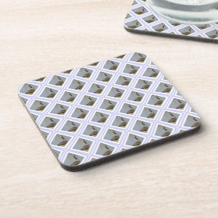Diamond Shaped Goose By Pond Coaster Set