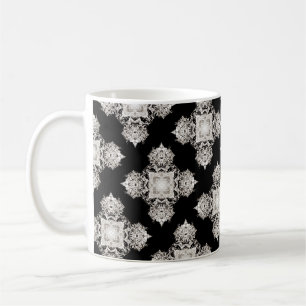 Diamond shine in shadows grey  coffee mug