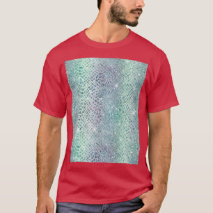 diamond snake skin pattern Graphic  T-Shirt