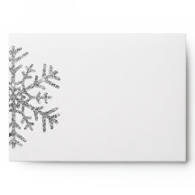 Diamond Snowflake on White Wedding 