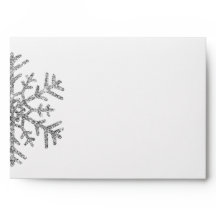 Diamond Snowflake on White Wedding 
