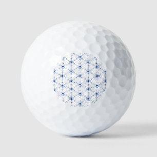 Diamond Snowflake Pattern Golf Balls