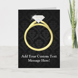 Diamond Solitaire Ring Card