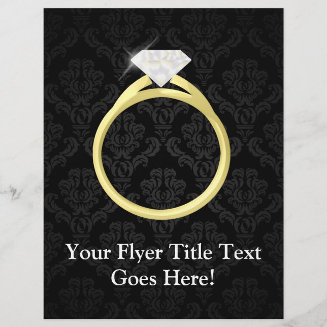 Diamond Solitaire Ring Flyer (Front)