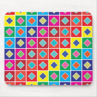 diamond square colour swatches mouse mat