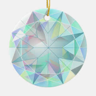 Diamond Star Christmas Ornament