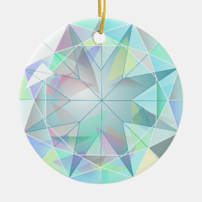 Diamond Star Christmas Ornament (Front)