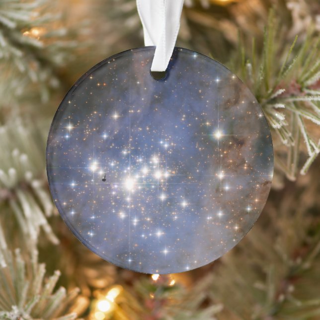 Diamond Stars in Carina Nebula Hubble Space Ornament (Tree)