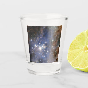 Diamond Stars in Carina Nebula Hubble Space Shot Glass