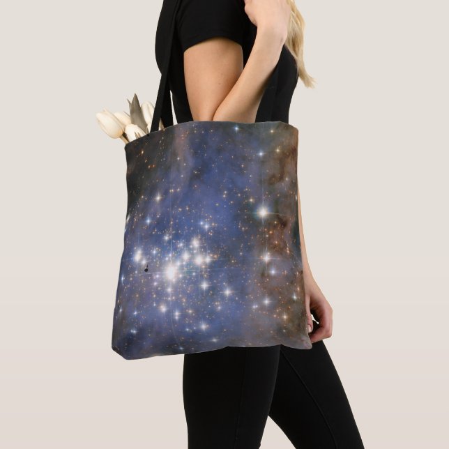 Diamond Stars in Carina Nebula Hubble Space Tote Bag (Close Up)