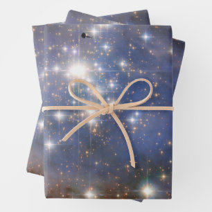 Diamond Stars in Carina Nebula Hubble Space Wrapping Paper Sheet