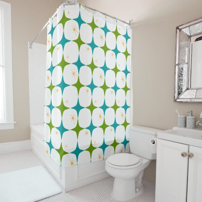 Diamond Stars Shower Curtain (In Situ)