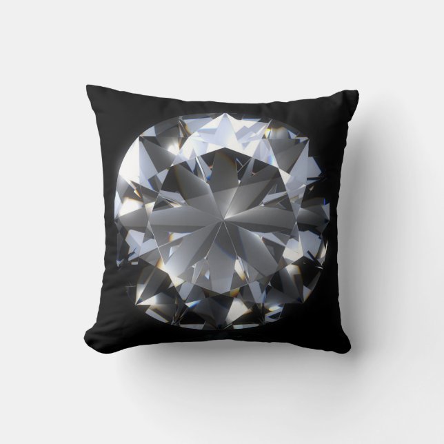 Diamond stone: black space sparkle. cushion (Front)