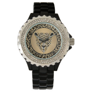 Diamond-Studded Jaguar Watch
