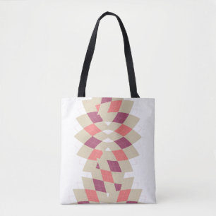 Diamond Swirl Pattern Tote Bag