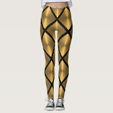 Scuffed Diamond Plate Design Patterned Leggings