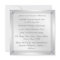 Diamond Wedding Anniversary Invitation in Silver