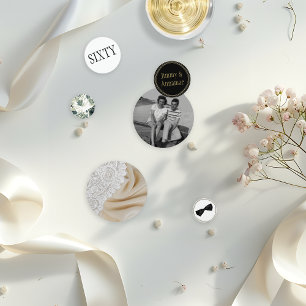 Diamond Wedding Anniversary Party Confetti