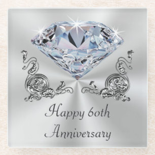 Diamond Wedding Anniversary Presents, Coasters