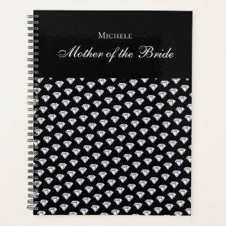 Diamond Wedding Bridal Party Mother of the Bride  Planner