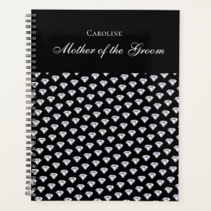 Diamond Wedding Bridal Party Mother of the Groom Planner