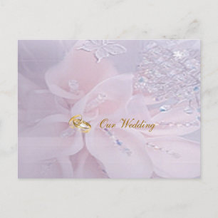 Diamond Wedding Invitation Postcard