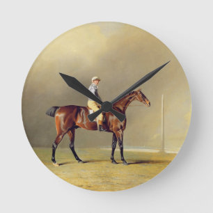 Diamond, with Dennis Fitzpatrick Up, 1799 (oil on Round Clock
