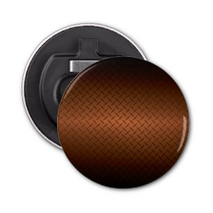 Diamondplate Look Pattern Black to Copper Fade Bottle Opener