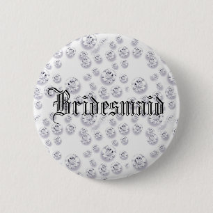Diamonds 6 Cm Round Badge