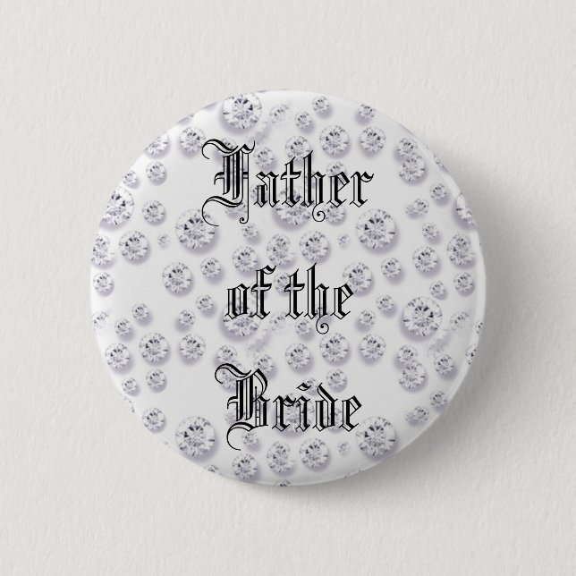 Diamonds 6 Cm Round Badge (Front)