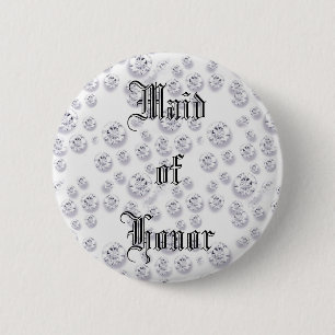 Diamonds 6 Cm Round Badge