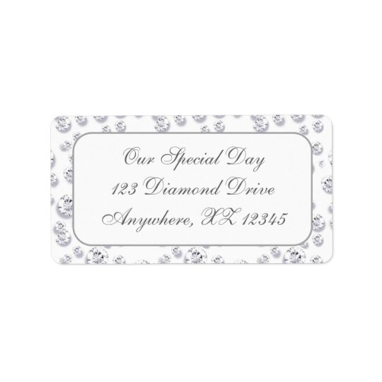 Diamonds Address Label