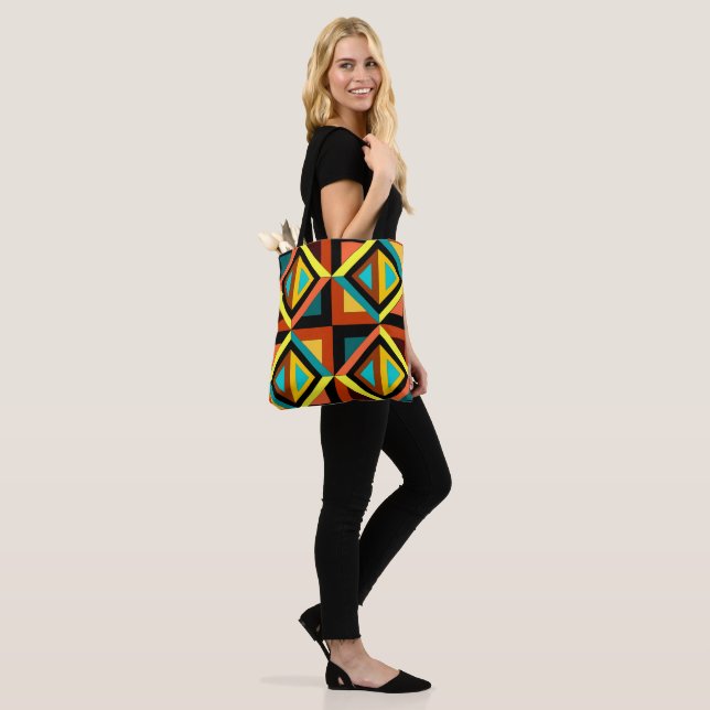 Diamonds Allover Tote Bag (On Model)