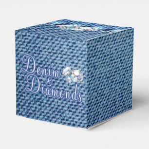 Diamonds and Denim Party Favour Box