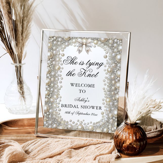 Diamonds and Pearls She's Tying the Knot Welcome Poster (Creator Uploaded)