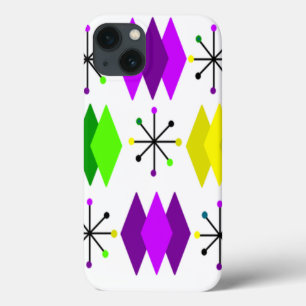 Diamonds and Starbursts iPhone 13 Case