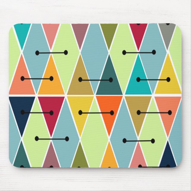 Diamonds and Triangles Mouse Mat (Front)