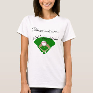 Diamonds are a girl's best friend T-shirts
