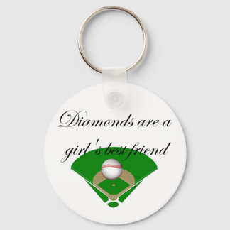 Diamonds are a girl's best friend T-shirts Key Ring