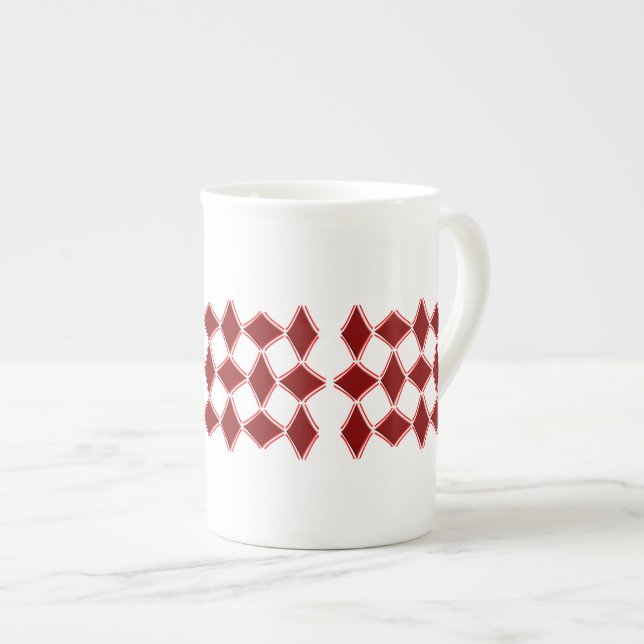 Diamonds Bone China Mug (Front Right)