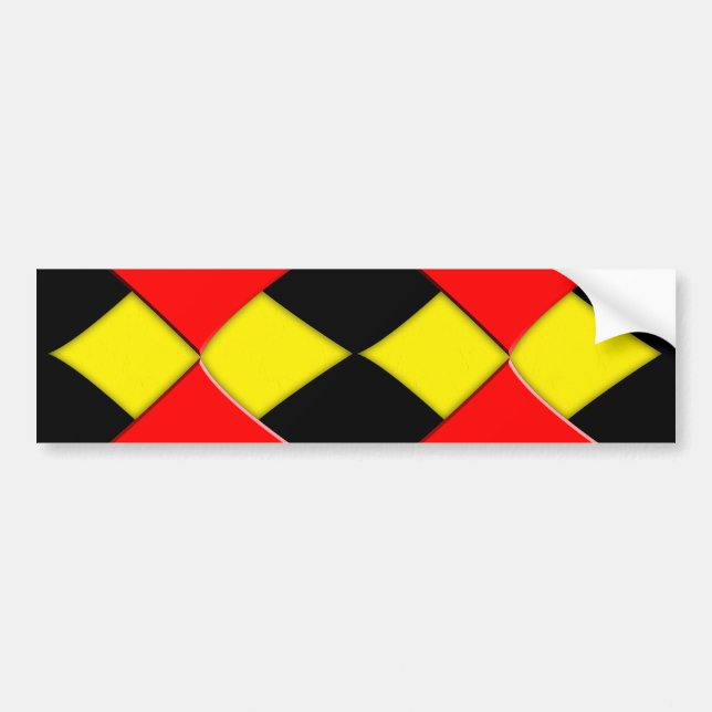Diamonds Bumper Sticker (Front)