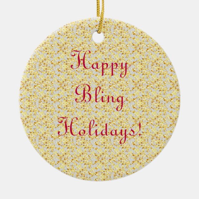 DIAMONDS       CERAMIC TREE DECORATION (Front)