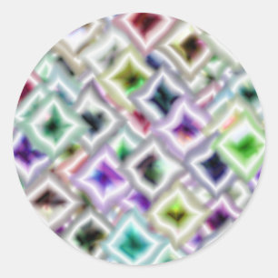 Diamonds Classic Round Sticker