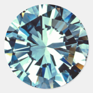 Diamonds Classic Round Sticker