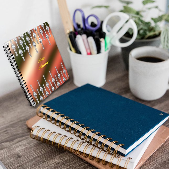 Diamonds Copper Satin Custom Planner (Creator Uploaded)