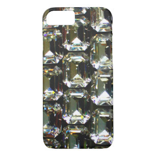Diamonds, elegant vintage gemstones  iPhone 8/7 case